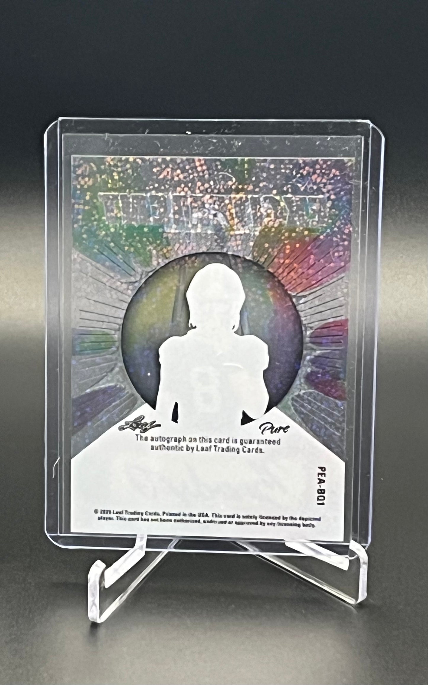 2025 Leaf Eclectic Brady Quinn “Pure Excitement” Autograph #PEA-BQ1 – One of One (1/1)