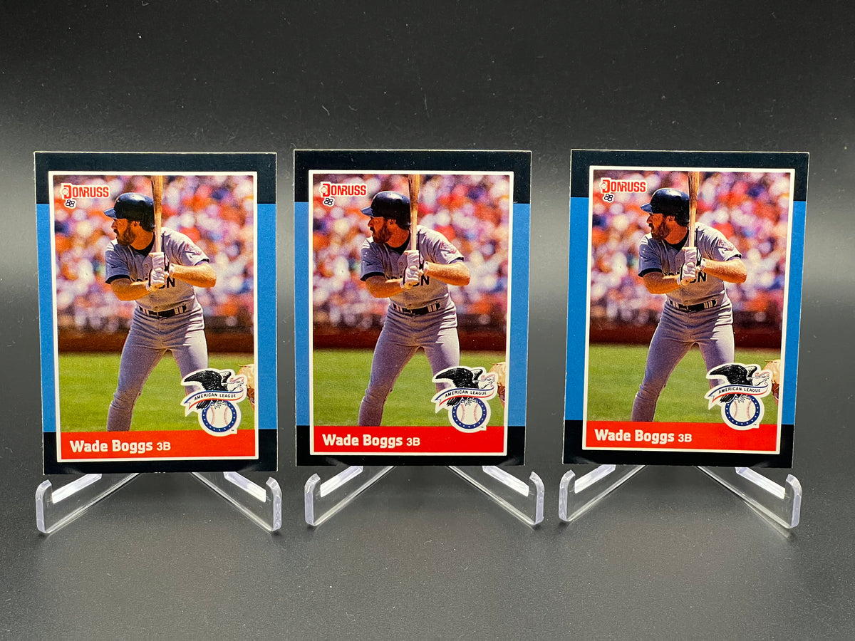 WADE BOGGS 39-CARD LOT – BOSTON RED SOX – 1983 DONRUSS RC Rookie + 1983-1991