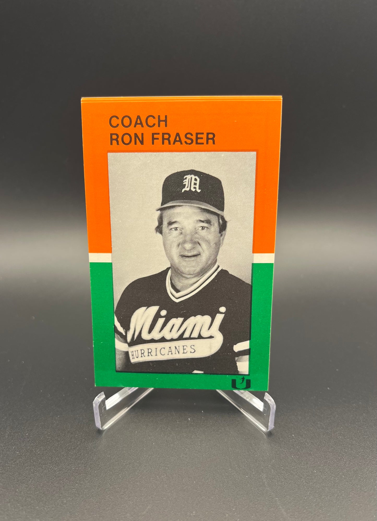 1985 NCAA World Series Champions Miami Hurricanes Police Cards
