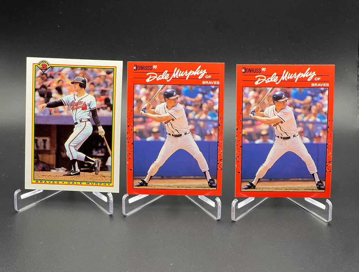 DALE MURPHY 24-CARD LOT – 1985-1990 TOPPS, FLEER, DONRUSS – ATLANTA BRAVES