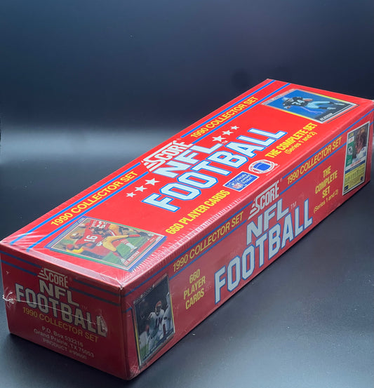 1990 Score Football Factory Set Sealed – Barry Sanders, Troy Aikman, Joe Montana