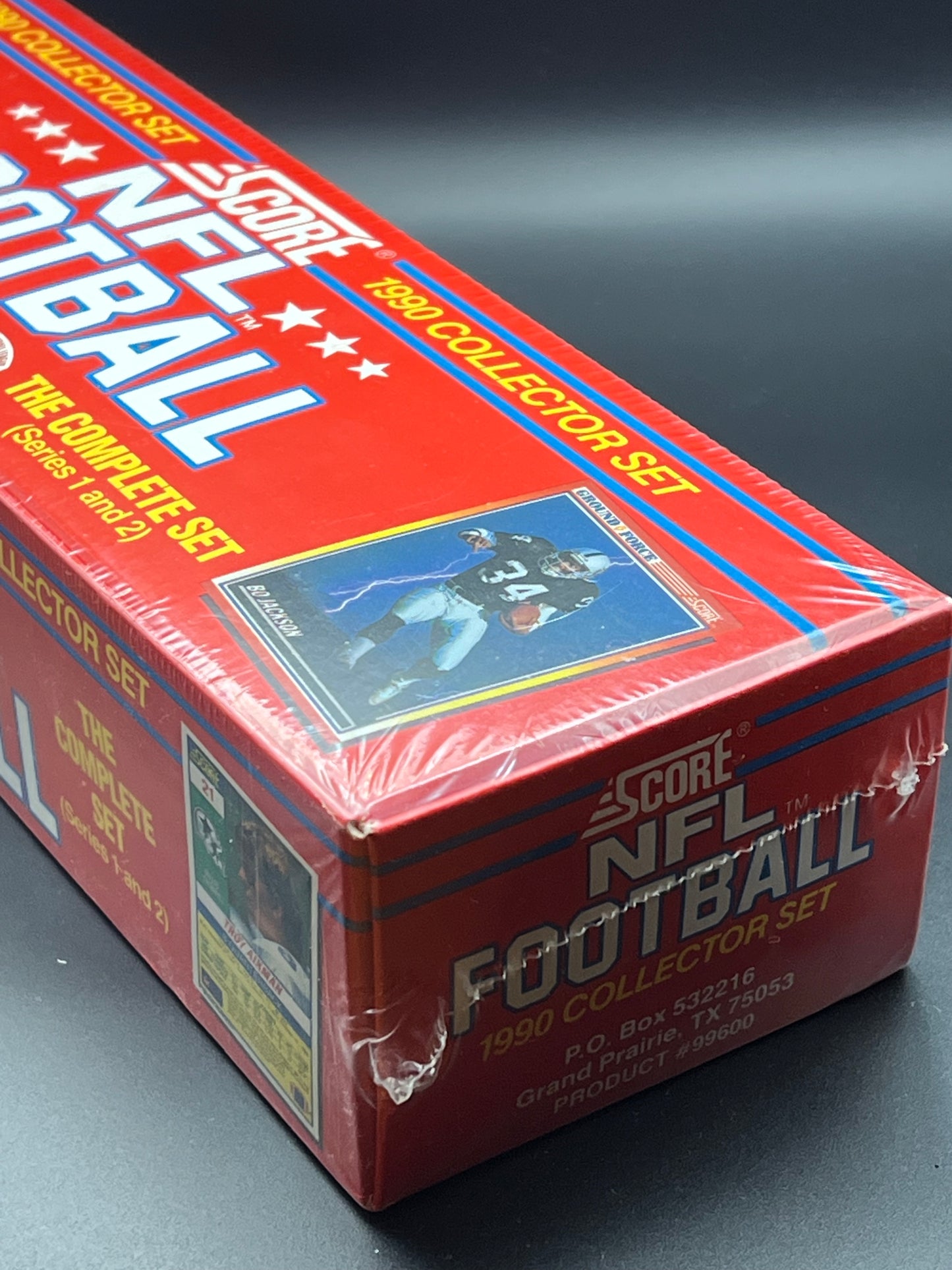 1990 Score Football Factory Set Sealed – Barry Sanders, Troy Aikman, Joe Montana