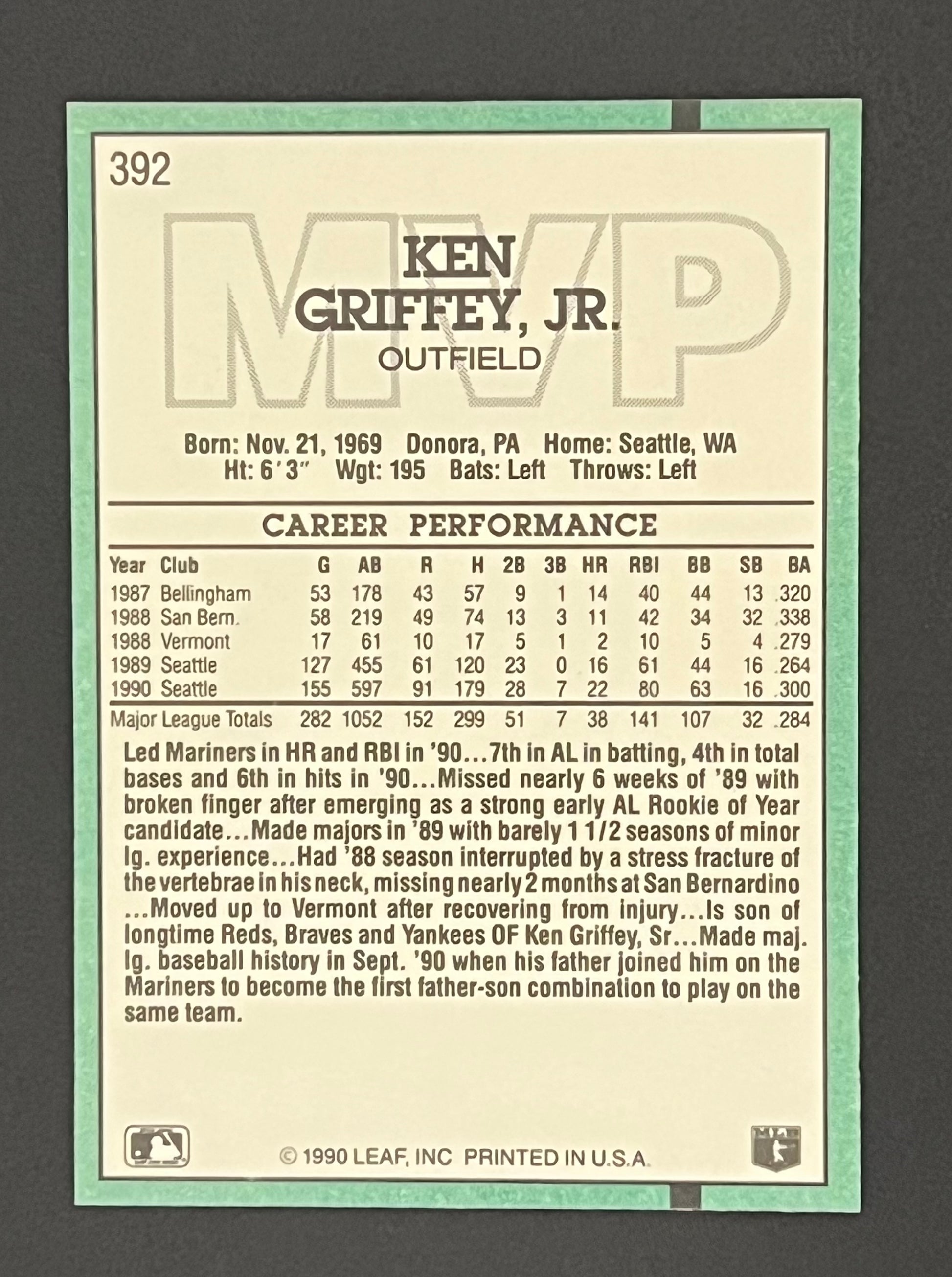1990 Leaf KGJ