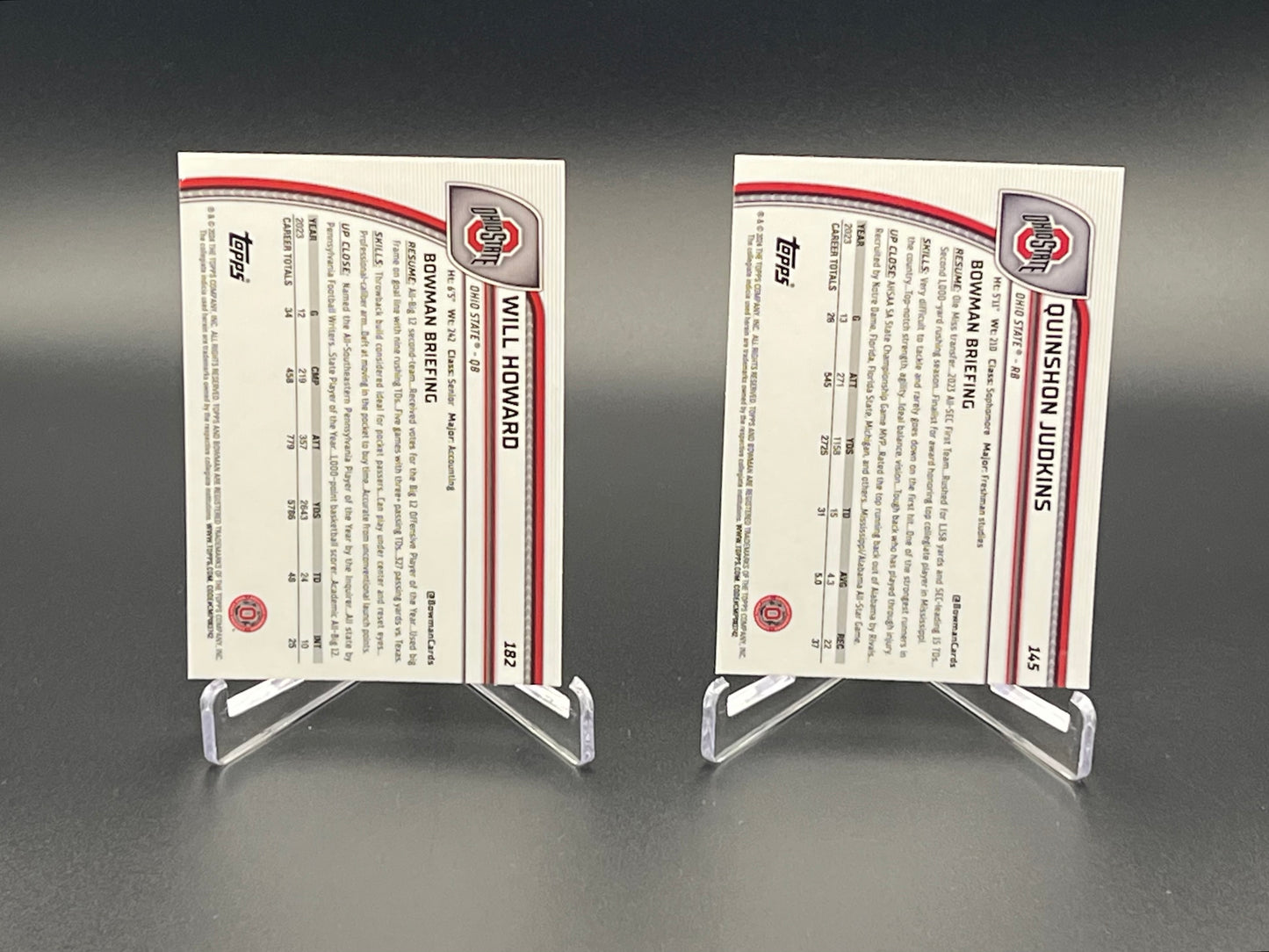 Celebrate the 2026 NFL draft with current NFL players from 2024 Bowman Chrome U