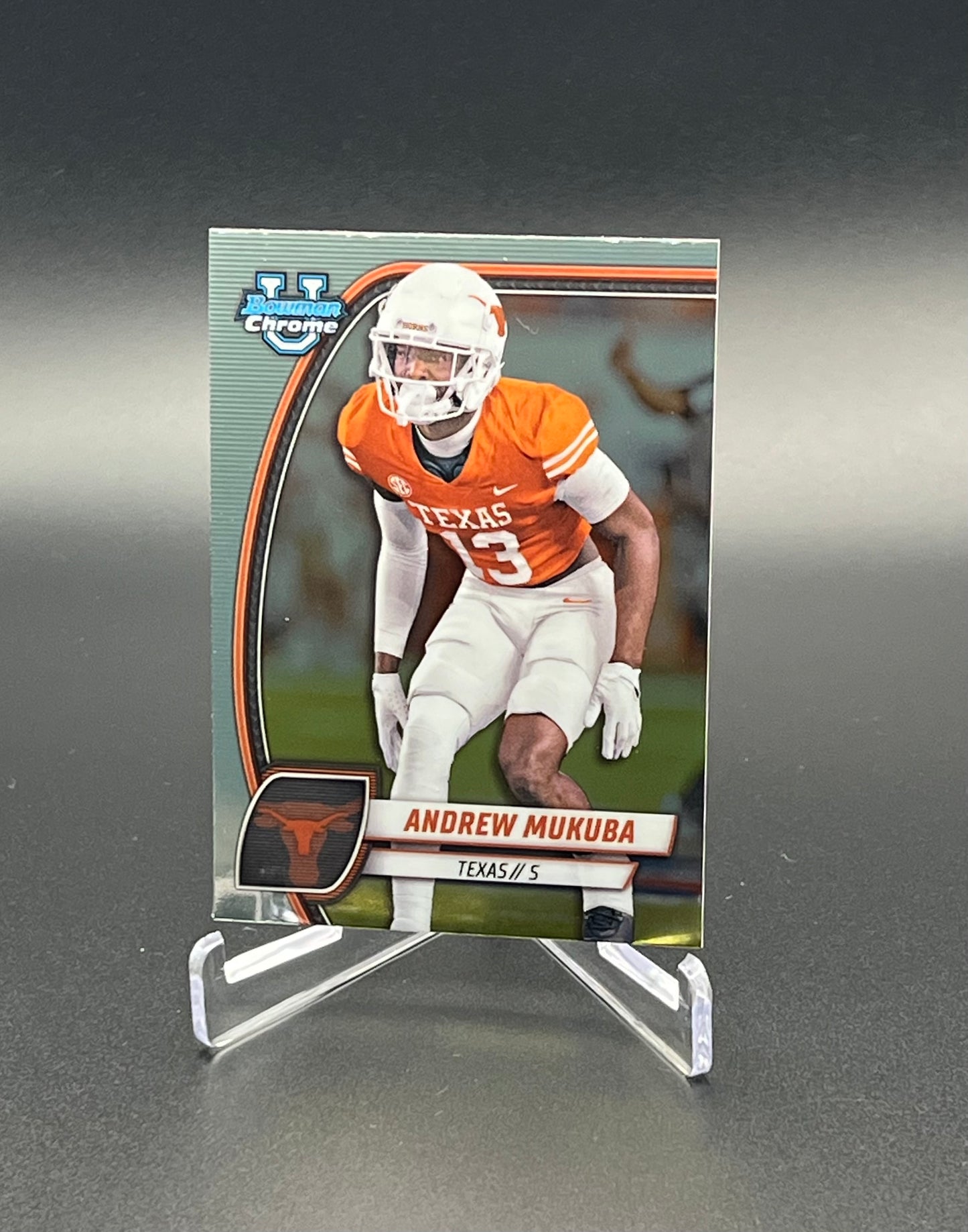 Celebrate the 2026 NFL draft with current NFL players from 2024 Bowman Chrome U