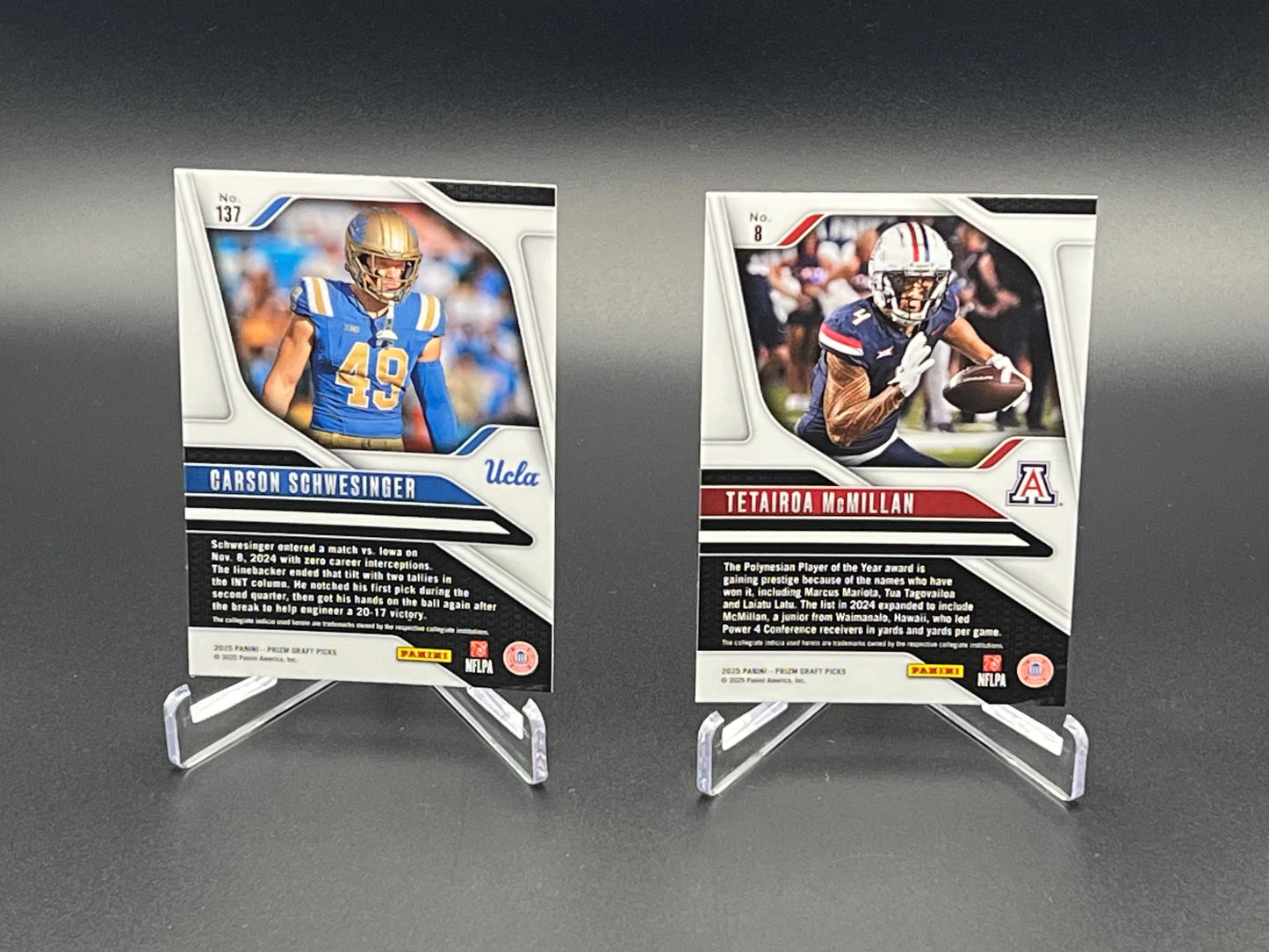 Celebrate the 2026 NFL draft with current NFL players from 2025 Panini Prizm Draft Picks