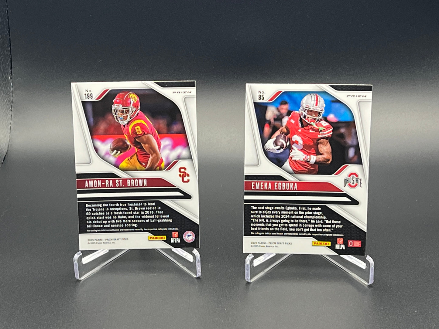 Celebrate the 2026 NFL draft with current NFL players from 2025 Panini Prizm Draft Picks